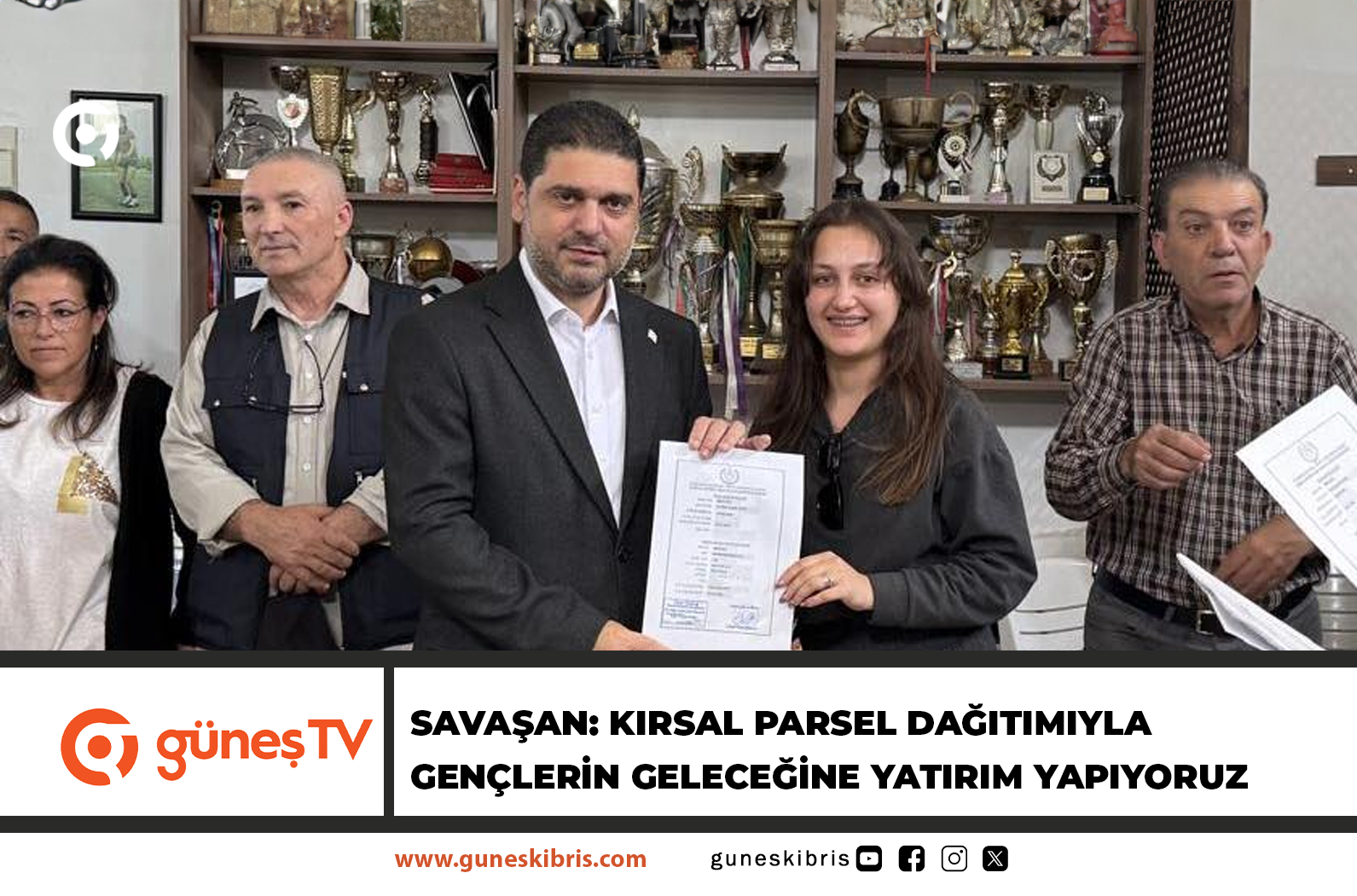 SAVAŞAN: KIRSAL PARSEL DAĞITIMIYLA GENÇLERİN GELECEĞİNE YATIRIM YAPIYORUZ