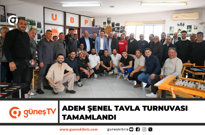 Adem Şenel Tavla Turnuvası Tamamlandı
