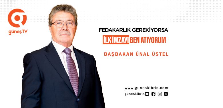 ÜSTEL: FEDAKARLIK GEREKİYORSA İLK İMZAYI BEN ATIYORUM