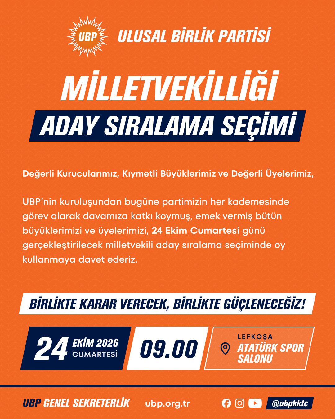 DAVETLİSİNİZ! Değerli Kurucularımız, Kıymetli Büyüklerimiz ve Değerli Üyelerimiz,